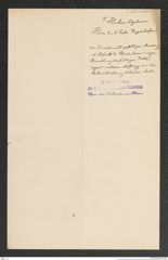 k.k. naturhistorisches Hofmuseum, Intendanzakten 1885-1896 (Hauer), Aktenzahl Z.287/1891, Seite 2